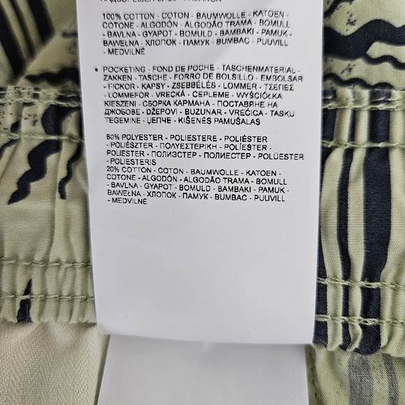 Dickies Kelso Shorts Celadon Green Vintage Print Pull On Stretch Waist Mens 2XL - Picture 8 of 8